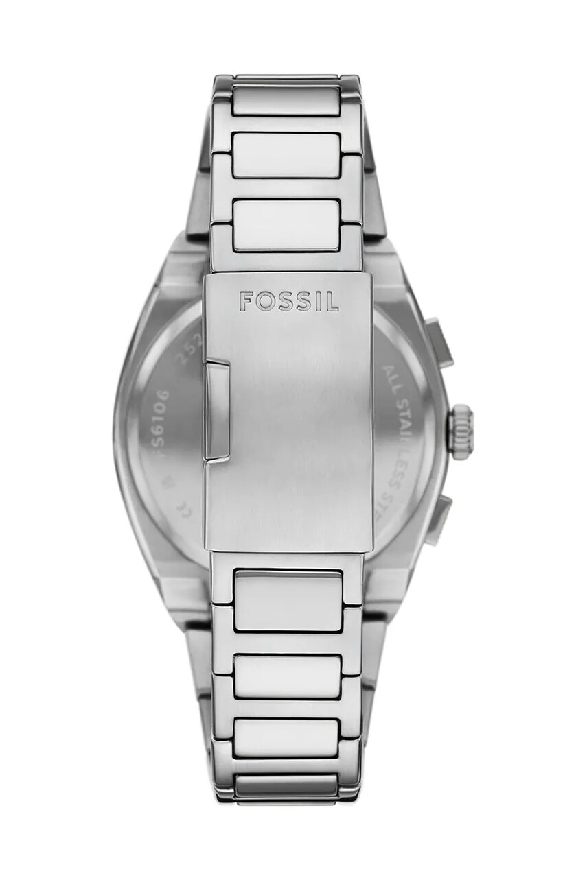Годинник Fossil EVERETT чоловічий колір срібний FS6104