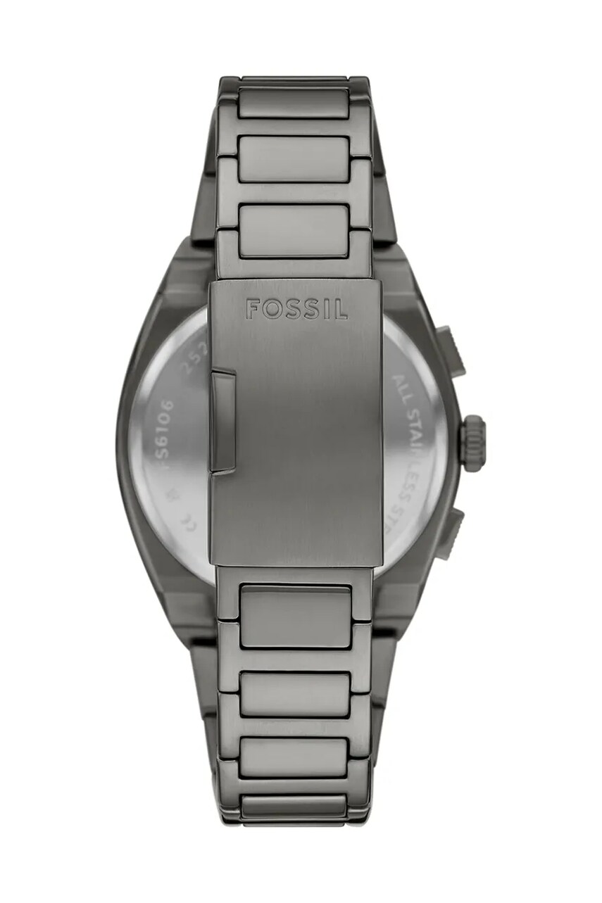 Годинник Fossil EVERETT чоловічий колір сірий FS6107