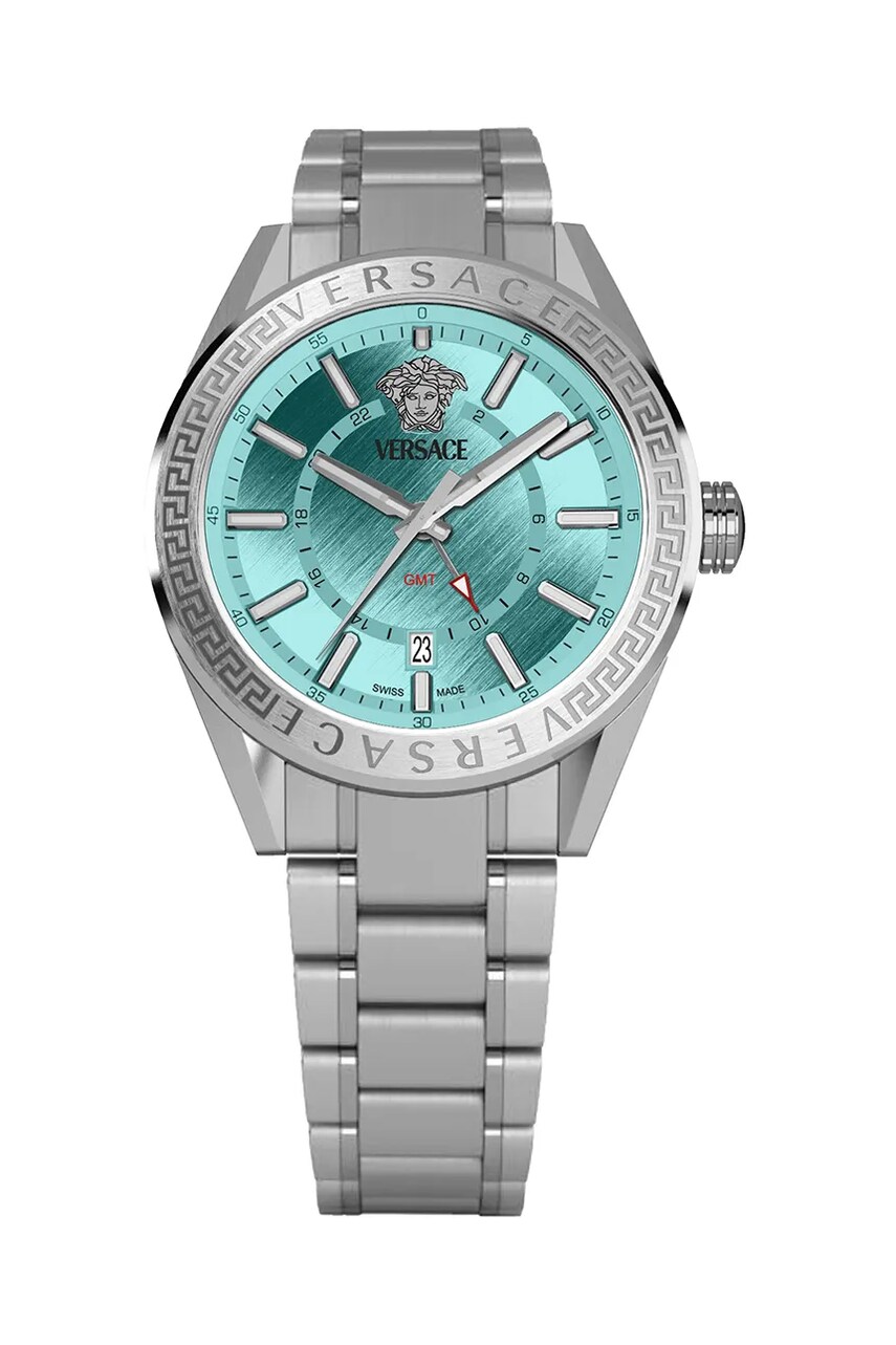 Годинник Versace чоловічий колір срібний VEAFA0324