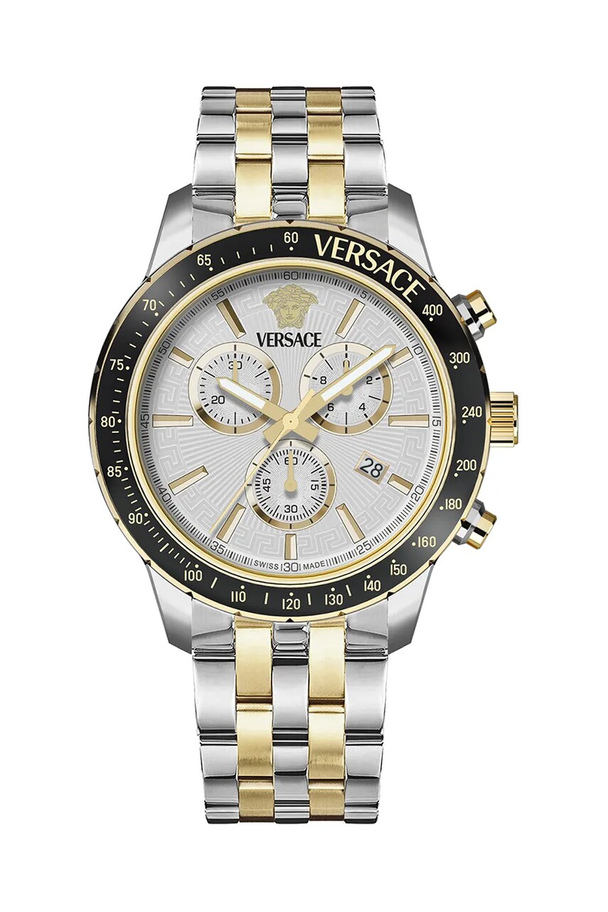 Годинник Versace чоловічий колір срібний VEZCA0624