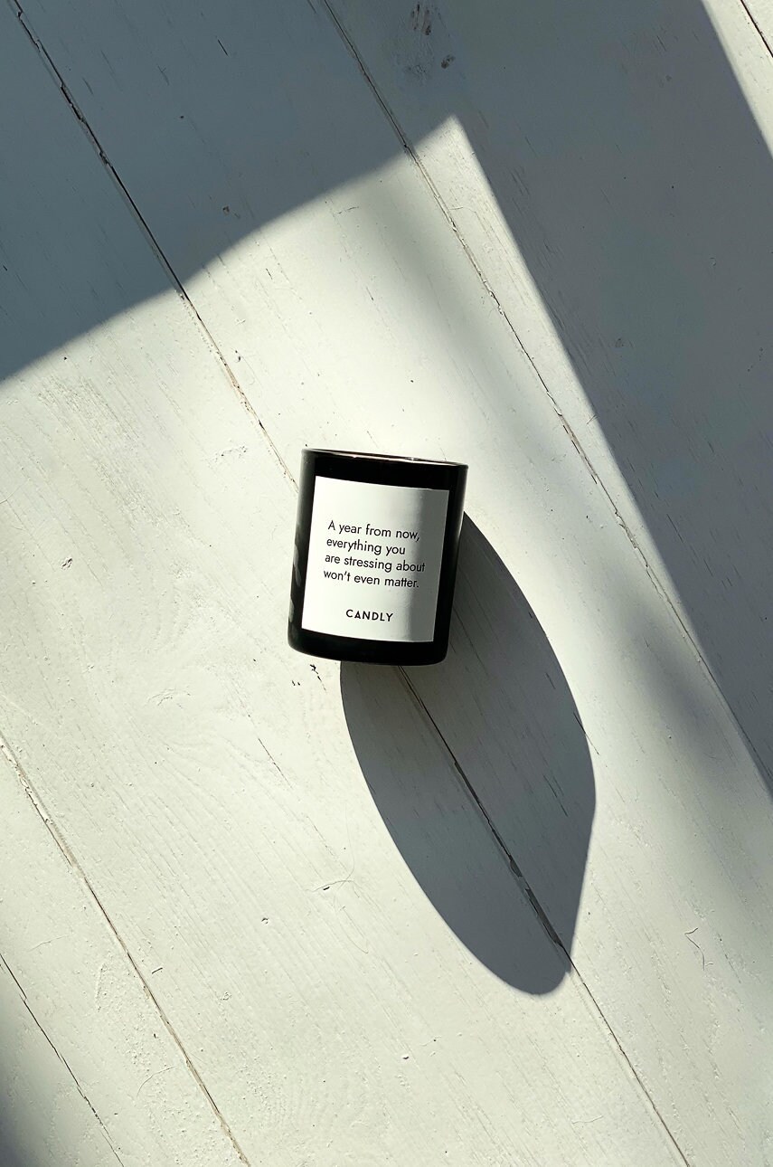 Candly - Ароматична соєва свічка Inhale the future/Exhale the past 250 g