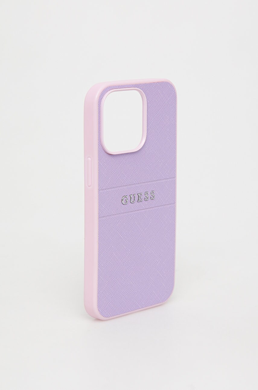Чохол на телефон Guess колір фіолетовий