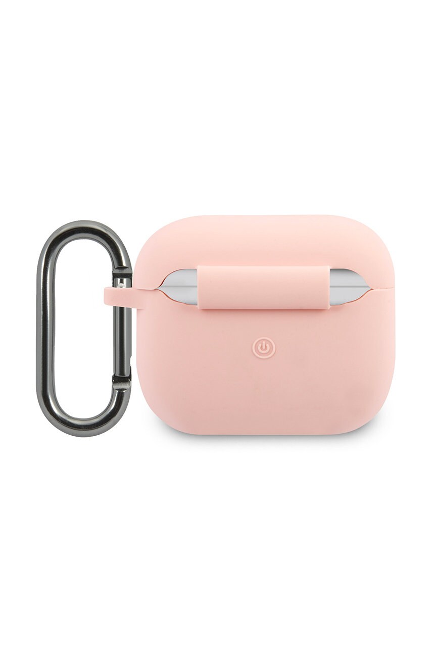 Чохол для airpod Lacoste Airpods 3 Cover колір рожевий