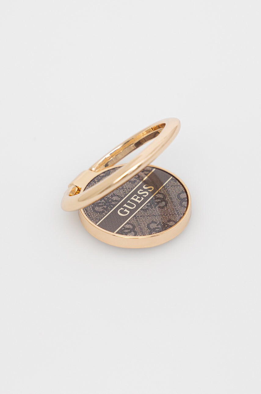 Тримач для телефону Guess Uchwyt Ring stand колір коричневий