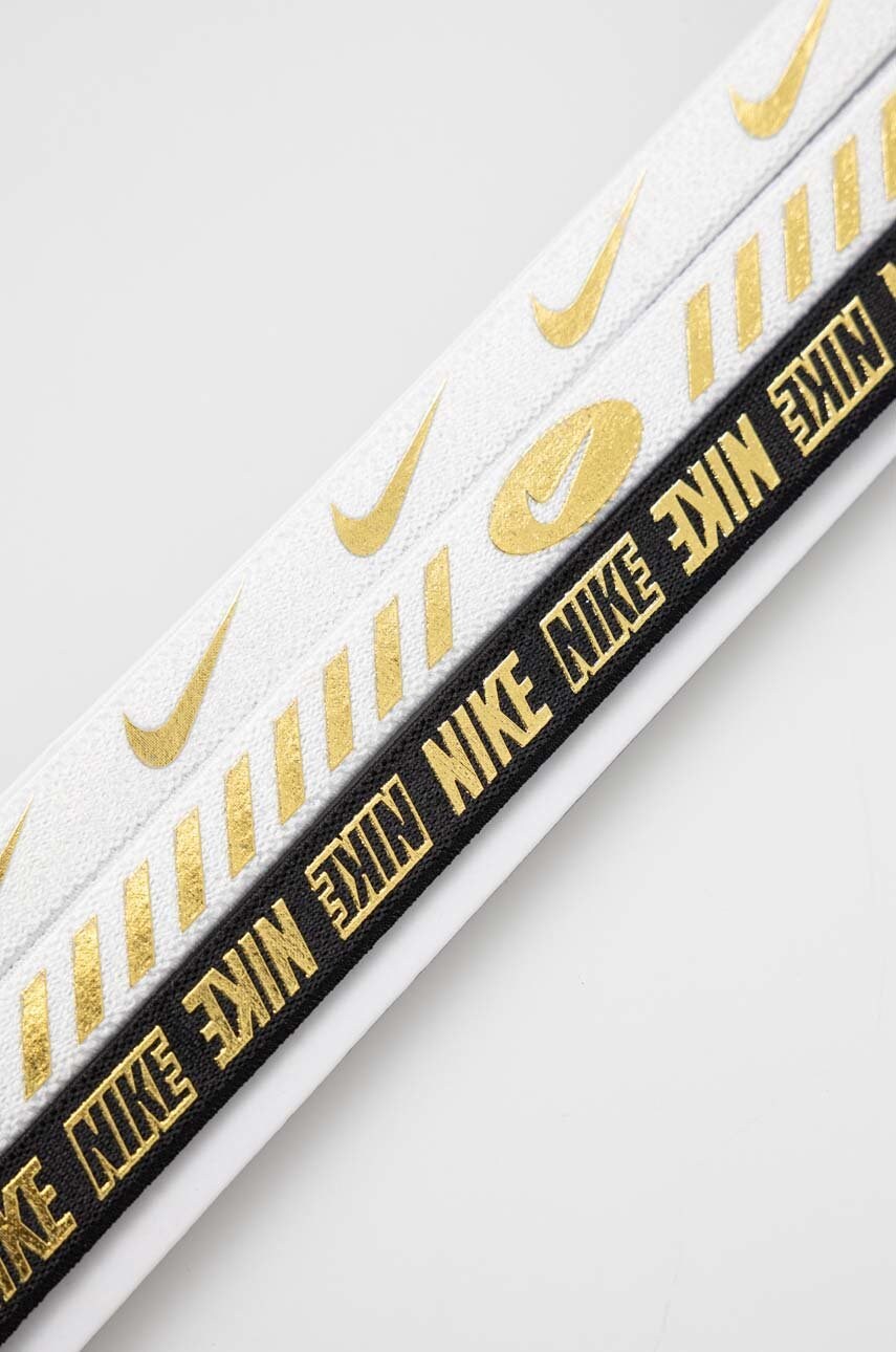 Пов'язки на голову Nike 3-pack колір білий