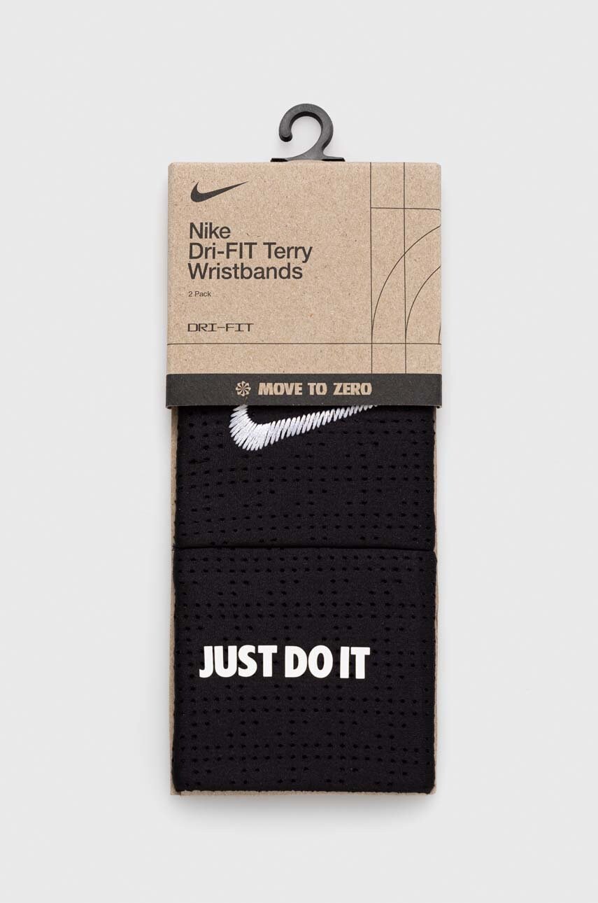 Напульсники Nike 2-pack колір чорний