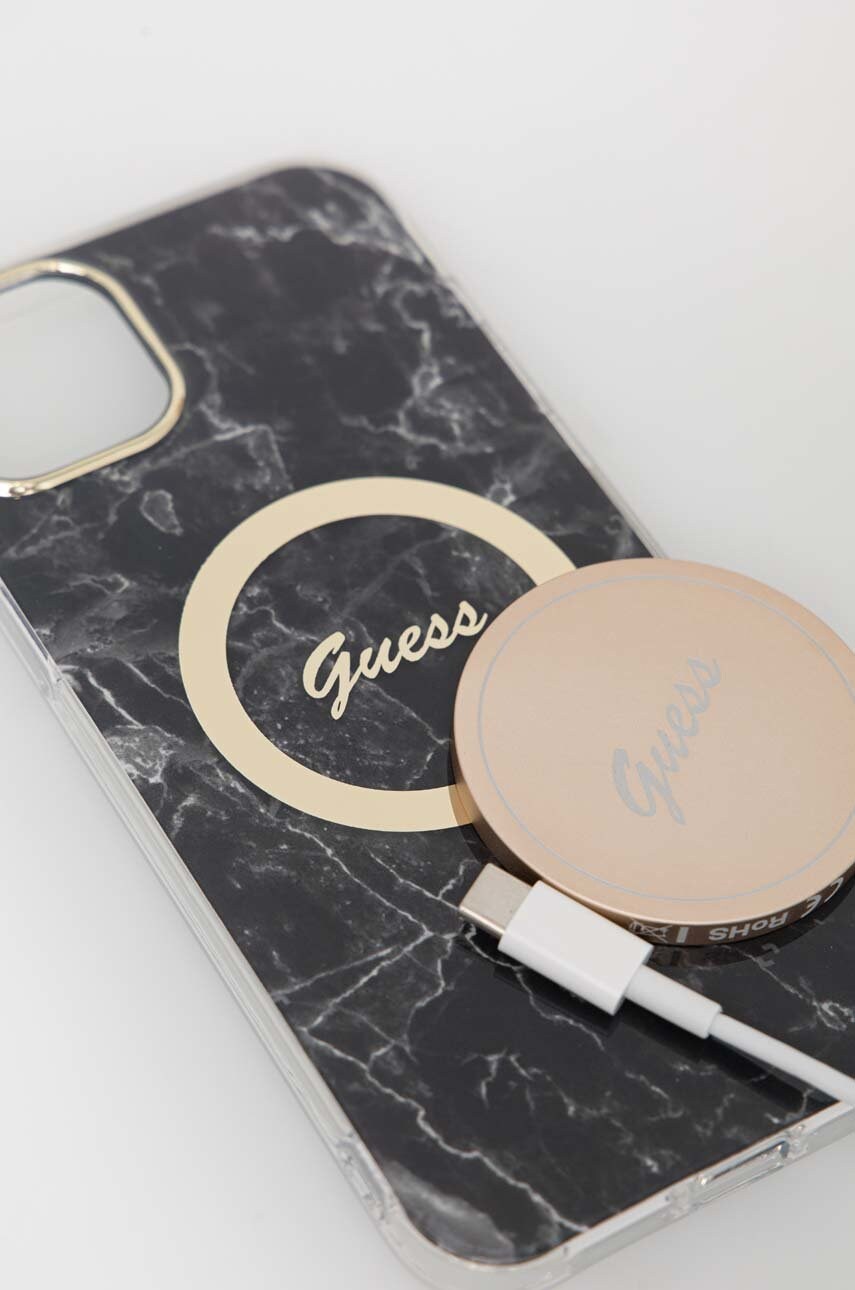 Чохол і зарядний пристрій для телефону Guess iPhone 14 Plus 6,7'' колір чорний