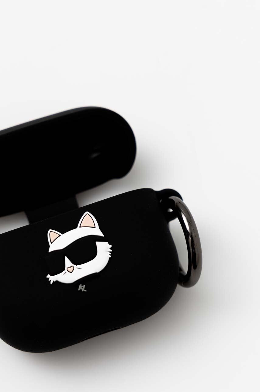 Чохол для airpods Karl Lagerfeld AirPods 3 cover колір чорний