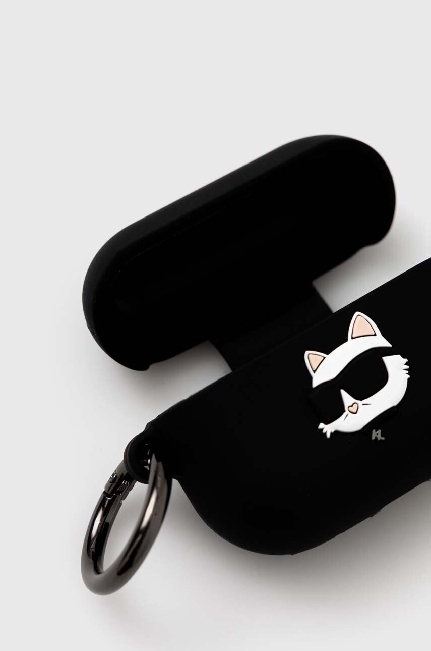 Чохол для airpod Karl Lagerfeld AirPods Pro 2 cover колір чорний