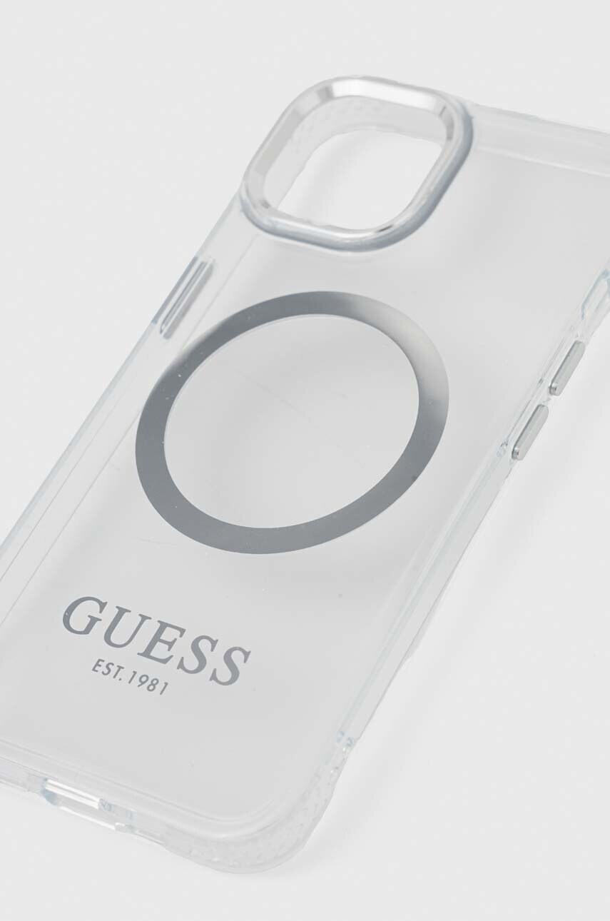 Чохол на телефон Guess iPhone 14 6,1 колір срібний