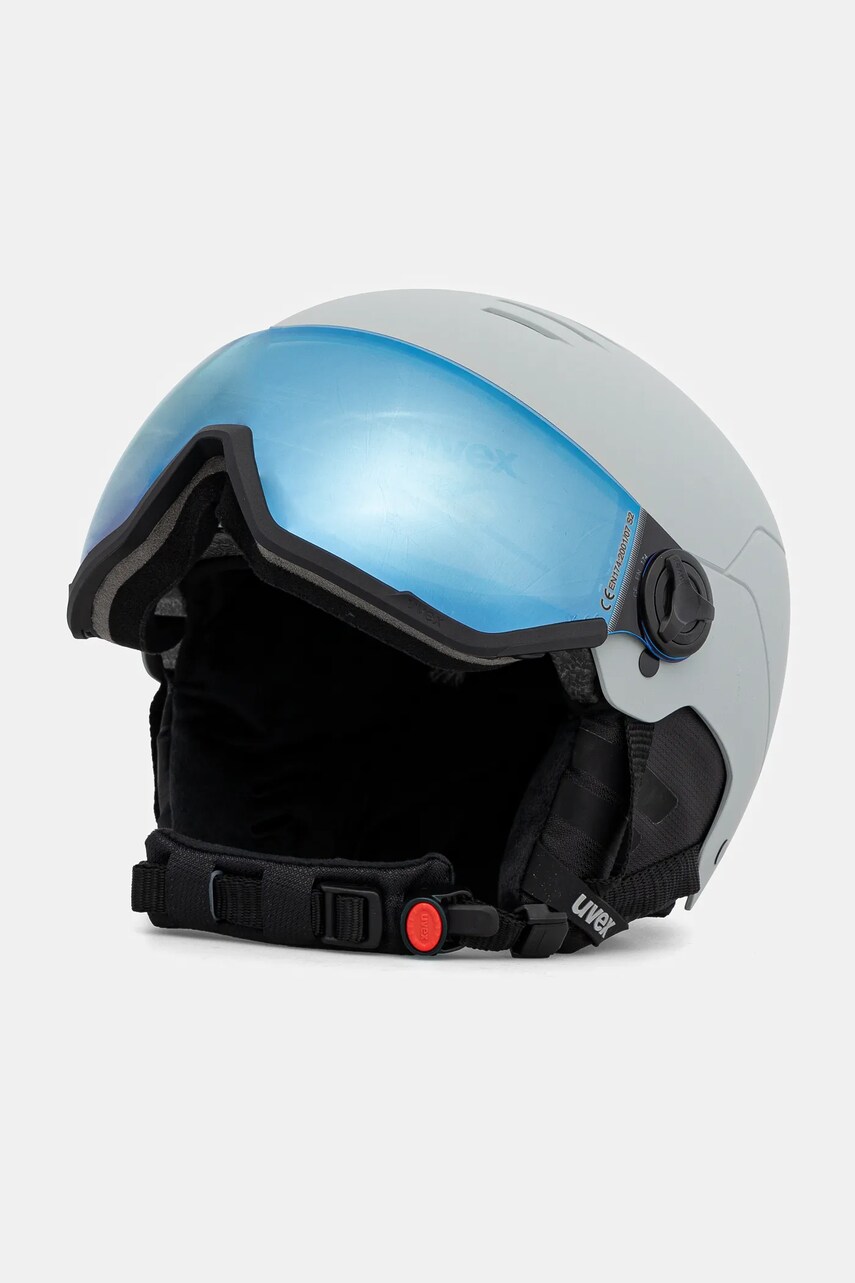 Гірськолижний шолом Uvex Wanted Visor колір сірий