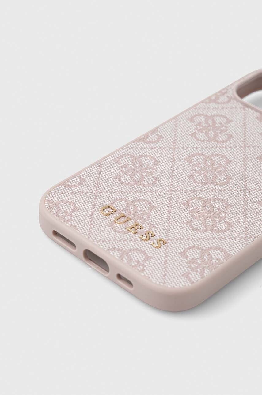 Чохол на телефон Guess iPhone 15 6.1 колір рожевий