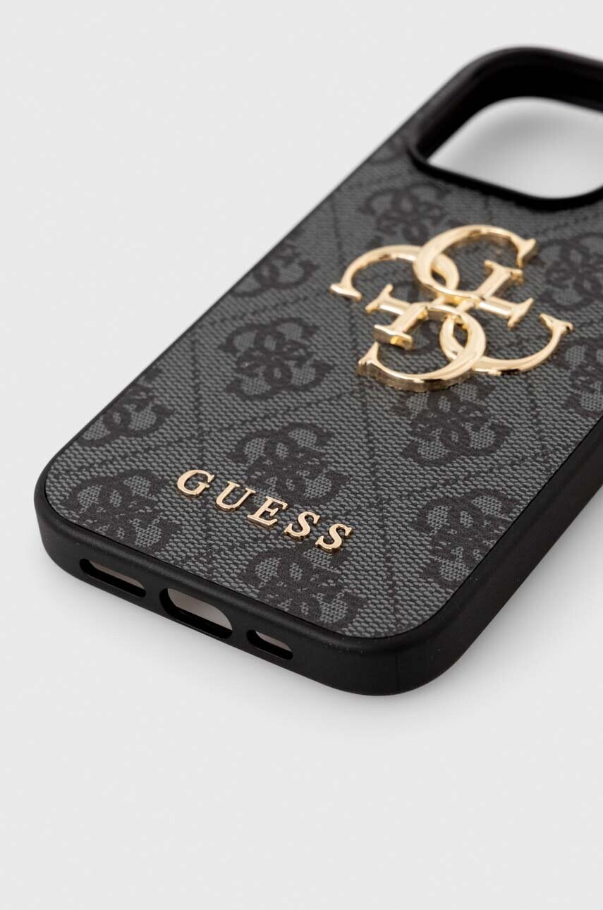 Чохол на телефон Guess iPhone 15 Pro 6.1 колір сірий