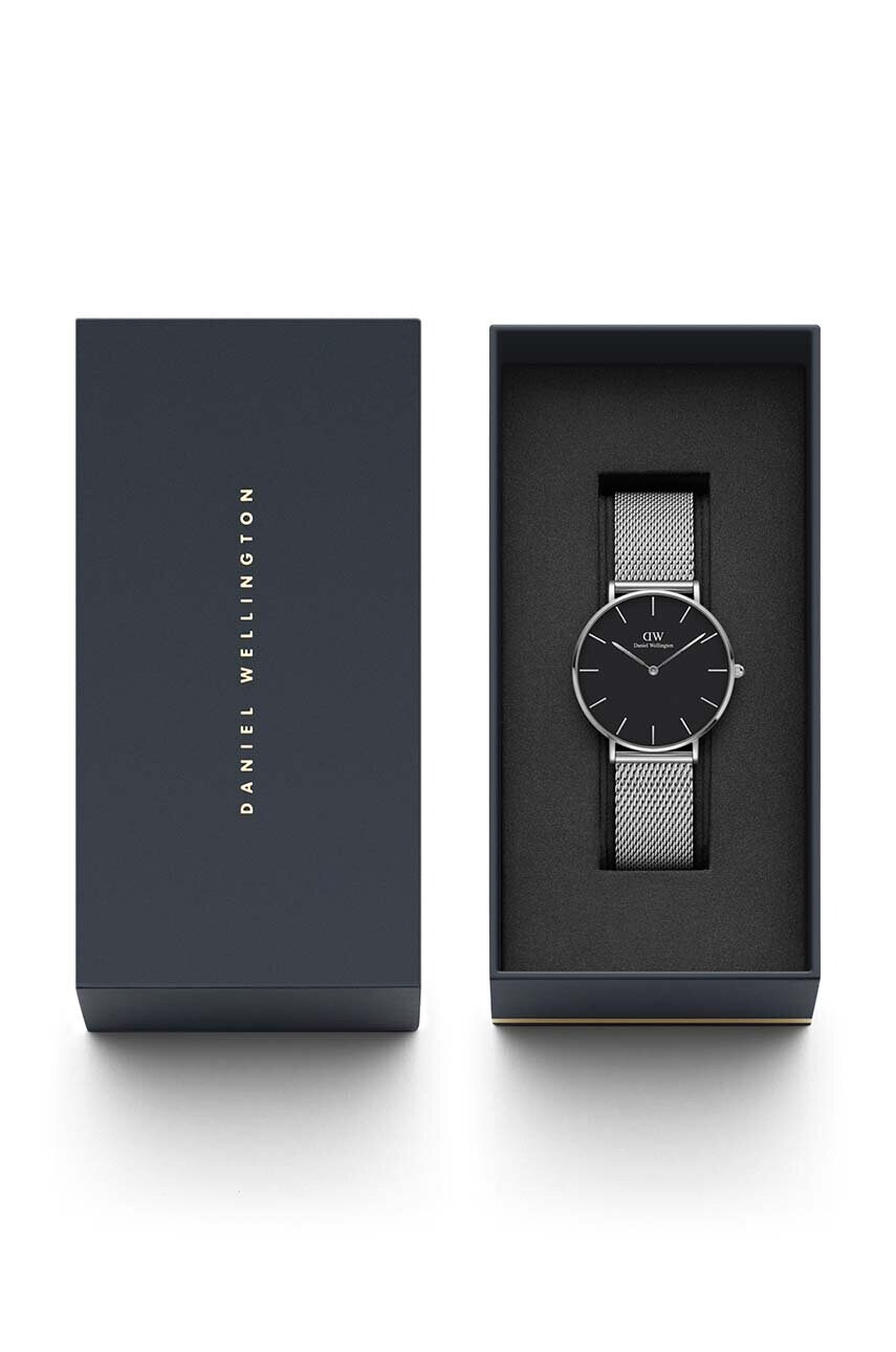 Годинник Daniel Wellington Petite 36 Sterling колір срібний