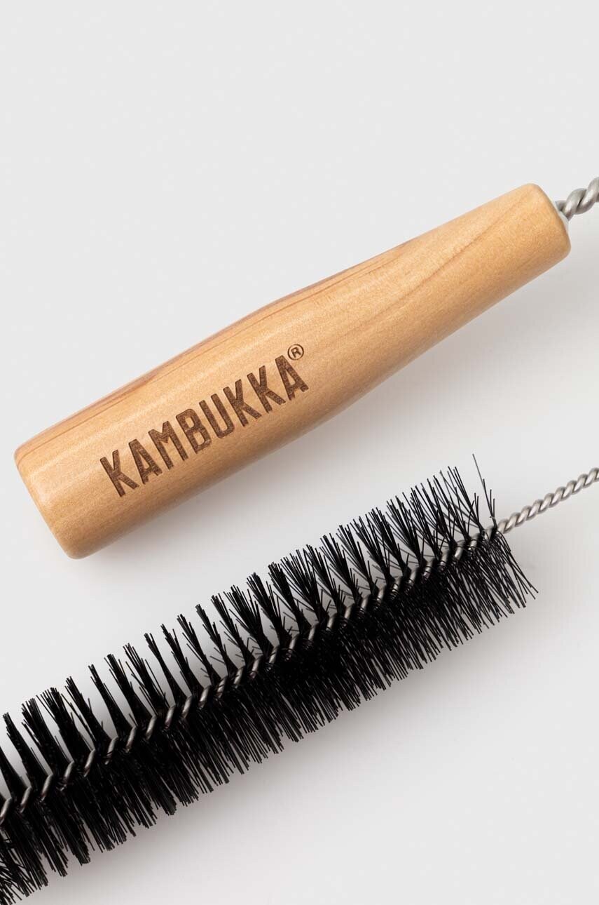 Щітка для чищення пляшок Kambukka Brushing Bro’s. 2-pack колір чорний