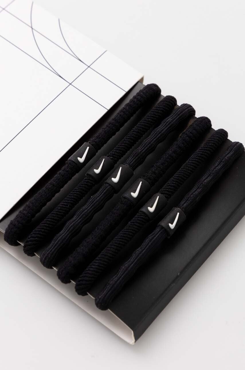 Резинки для волосся Nike 6-pack колір чорний