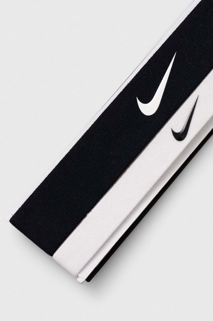 Пов'язки на голову Nike 2-pack колір чорний