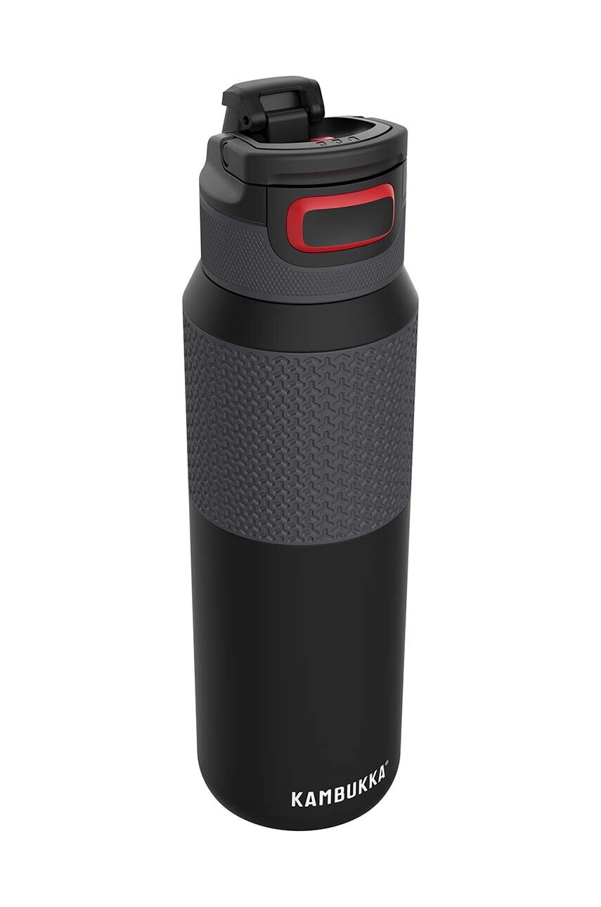 Термічна пляшка Kambukka Elton Insulated 1000ml Nightfal 3.0 колір чорний 11-03037