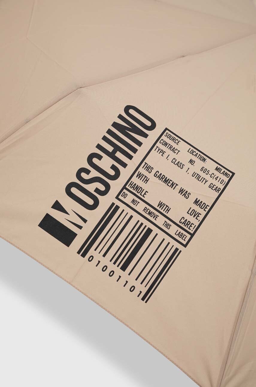 Парасоля Moschino колір бежевий 8941