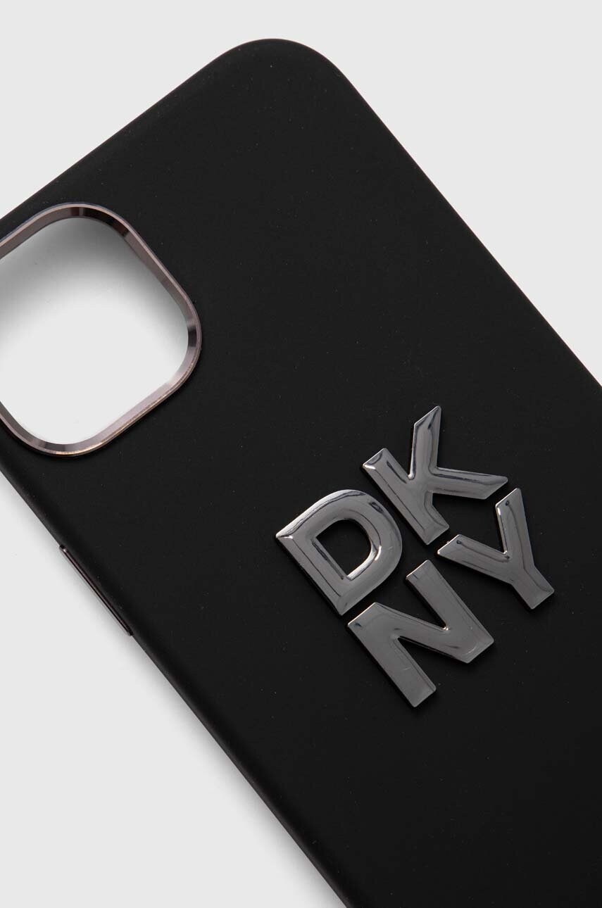 Чохол на телефон Dkny iPhone 15 Plus / 14 Plus колір чорний DKHCP15MSMCBSK