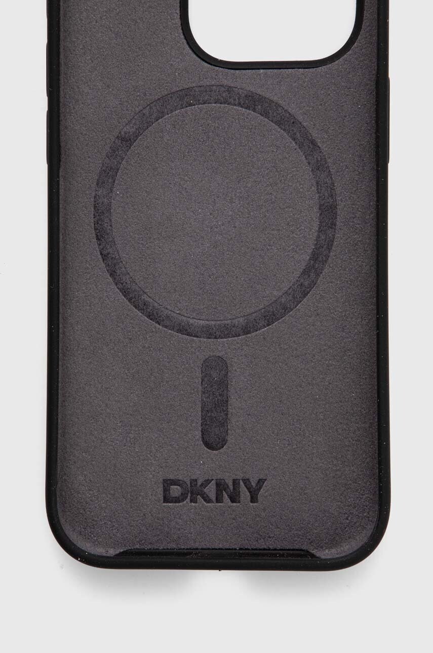 Чохол на телефон Dkny iPhone 15 Pro колір чорний DKHMP15LSNYACH