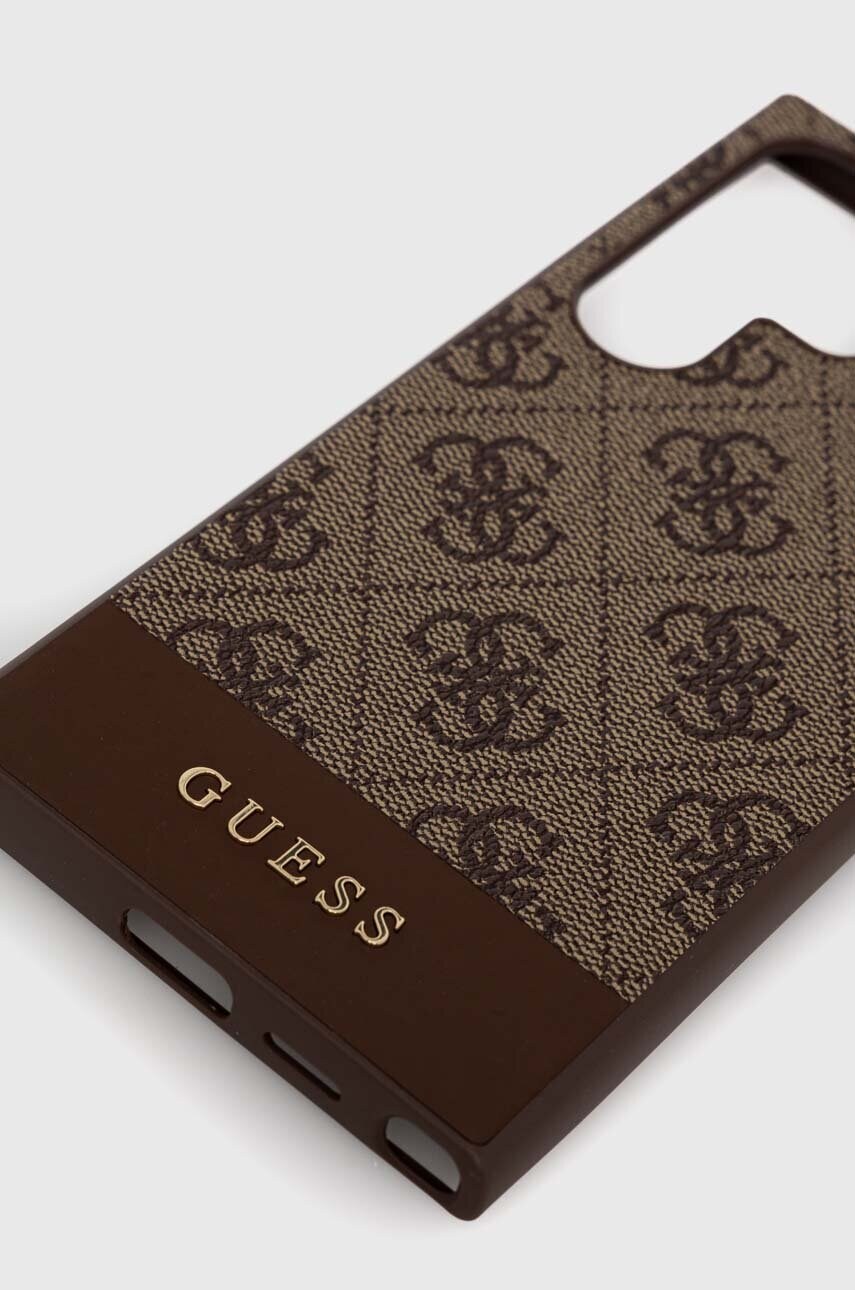 Чохол на телефон Guess Galaxy S24 Ultra колір коричневий GUHCS24LG4GLBR
