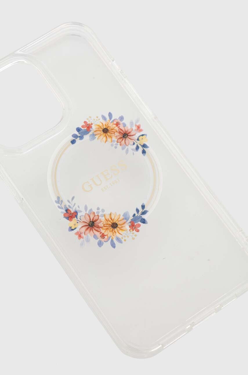 Чохол на телефон Guess iPhone 15 Pro Max 6.7 колір прозорий GUHMP15XHFWFCT