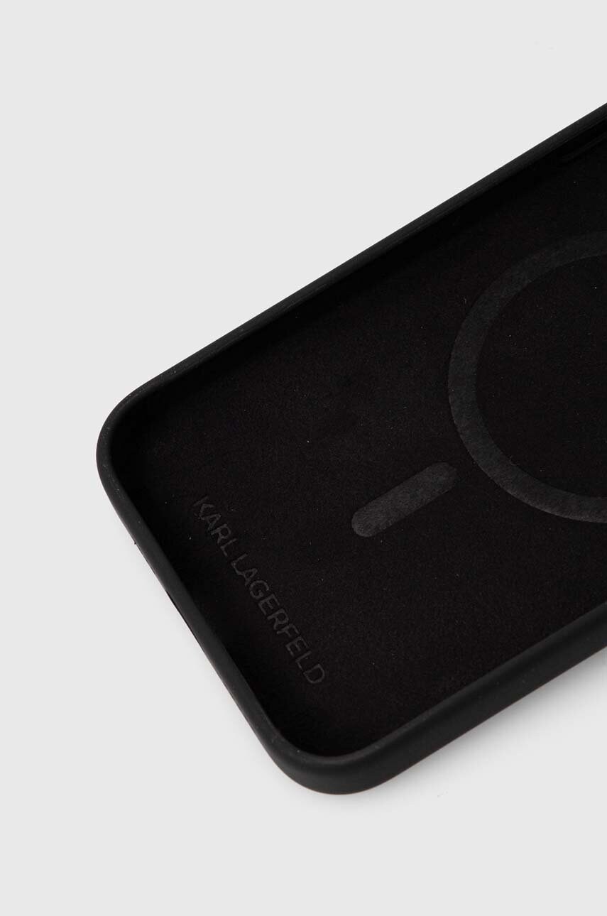 Чохол на телефон Karl Lagerfeld iPhone 15 Pro Max 6.7 колір чорний KLHMP15XSCHPPLK