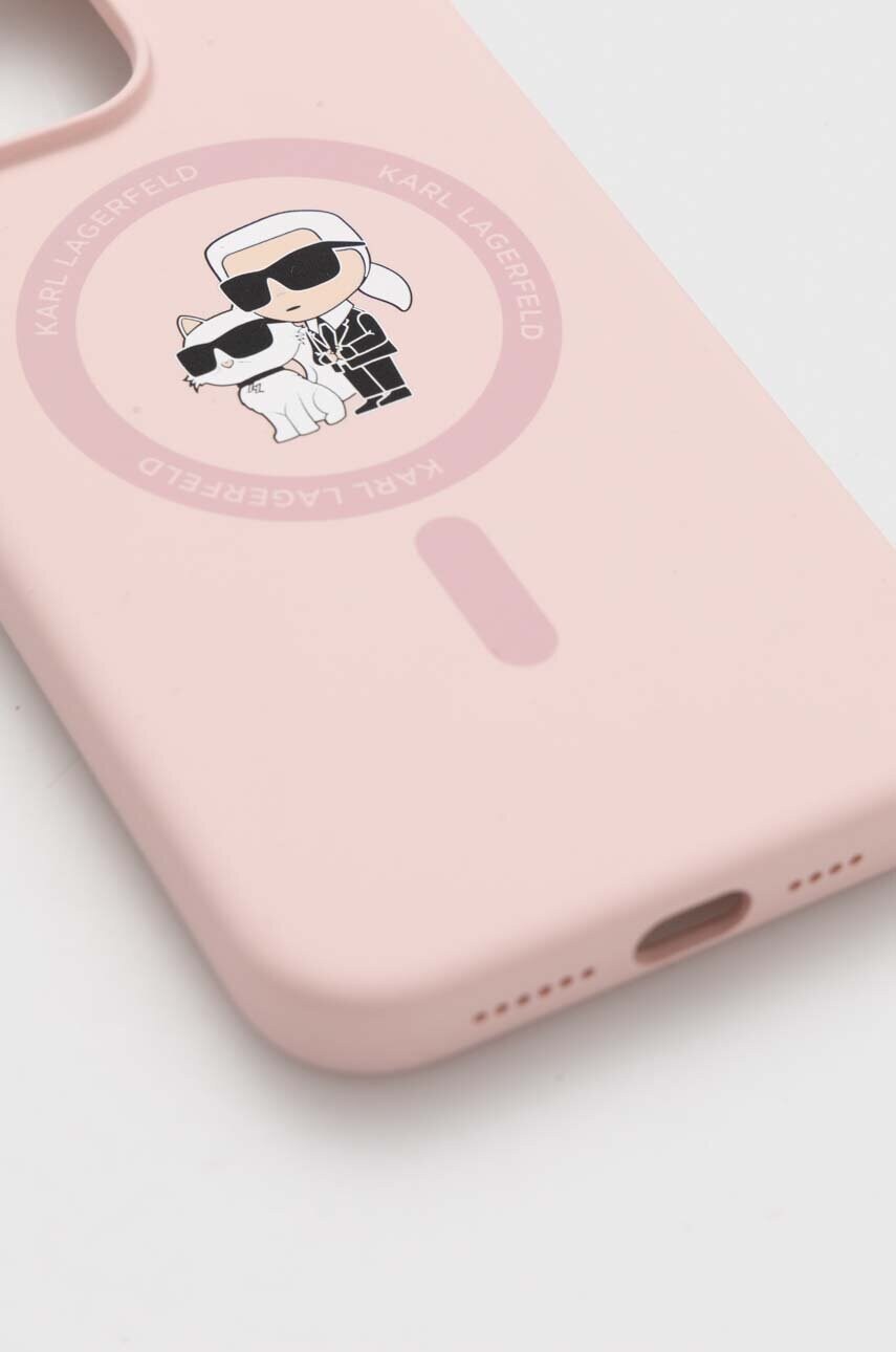 Чохол на телефон Karl Lagerfeld iPhone 15 Pro Max 6.7 колір рожевий KLHMP15XSCMKCRHP