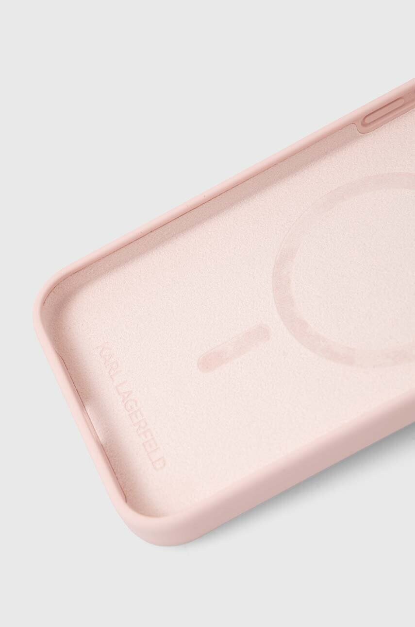 Чохол на телефон Karl Lagerfeld iPhone 15 Pro Max 6.7 колір рожевий KLHMP15XSKCHPPLP