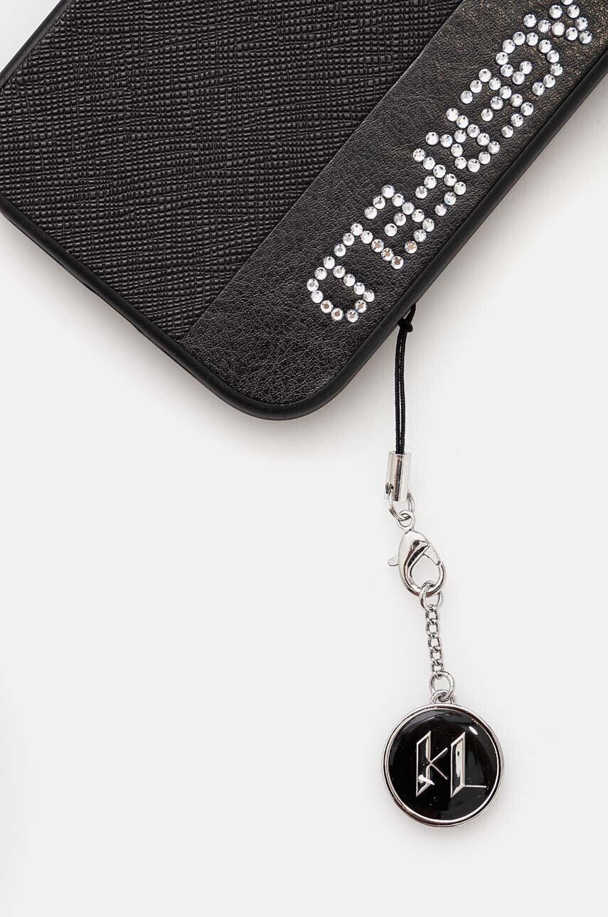 Чохол на телефон Karl Lagerfeld iPhone 15 / 14 / 13 6.1 колір чорний KLHCP15SPSAKDGCK