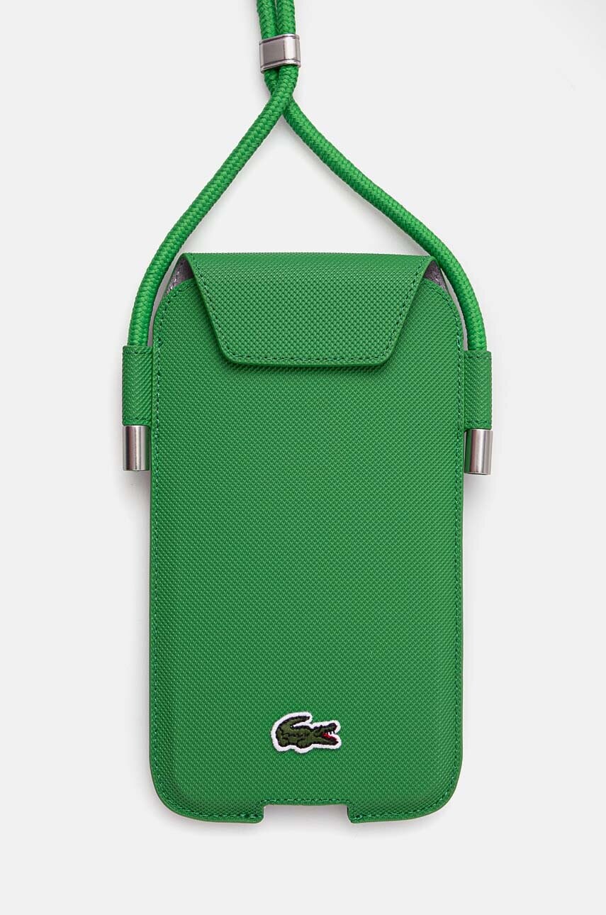 Чохол для телефону Lacoste колір зелений LCPSP15XPVCN