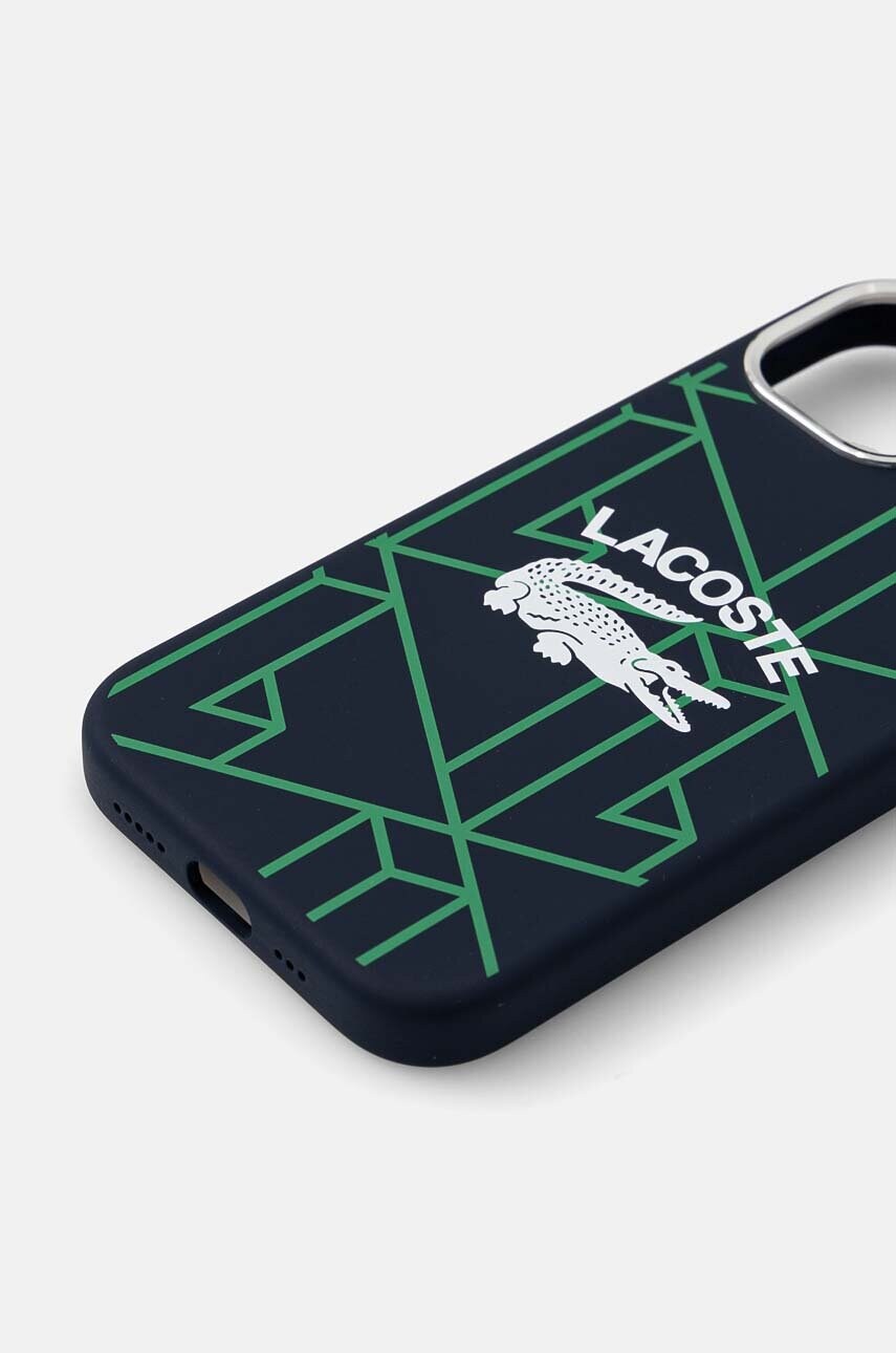 Чохол на телефон Lacoste iPhone 15 / 14 / 13 6.1 колір синій LCHMP15SSBIV