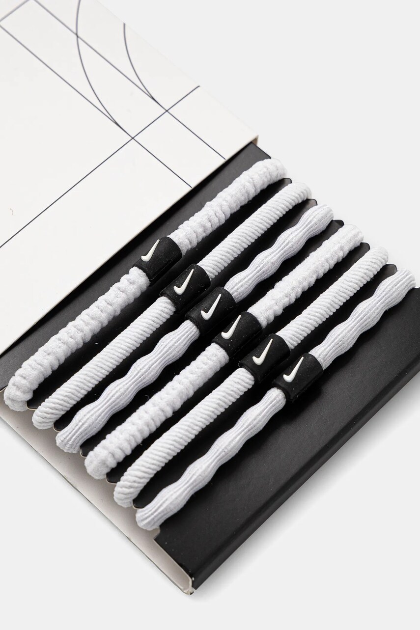 Резинки для волосся Nike 6-pack колір білий N.100.9194.189.OS