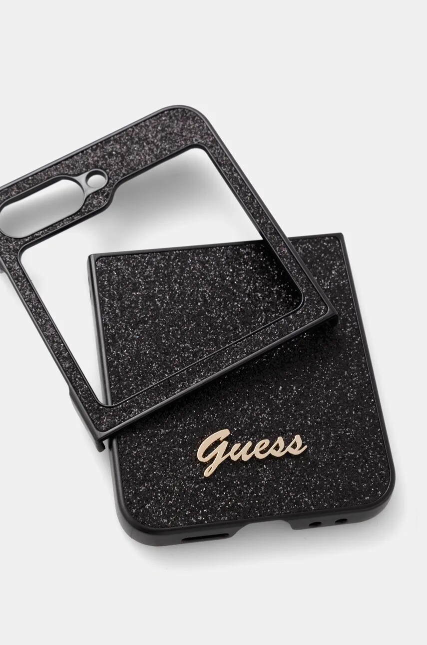 Чохол на телефон Guess Z Flip6 F741 колір чорний GUHCZF6HGGSHK