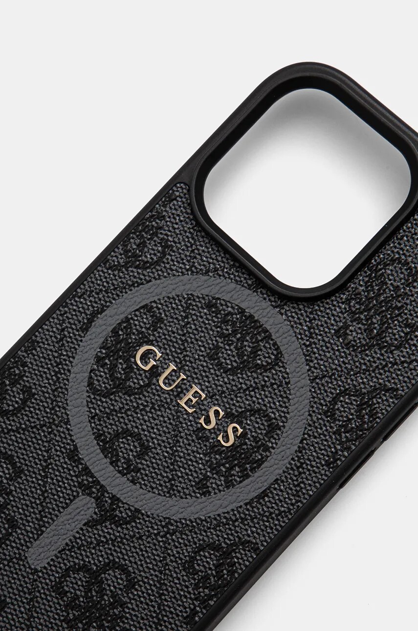 Чохол на телефон Guess iPhone 16 Pro 6.3 колір чорний GUHMP16LG4GFRK
