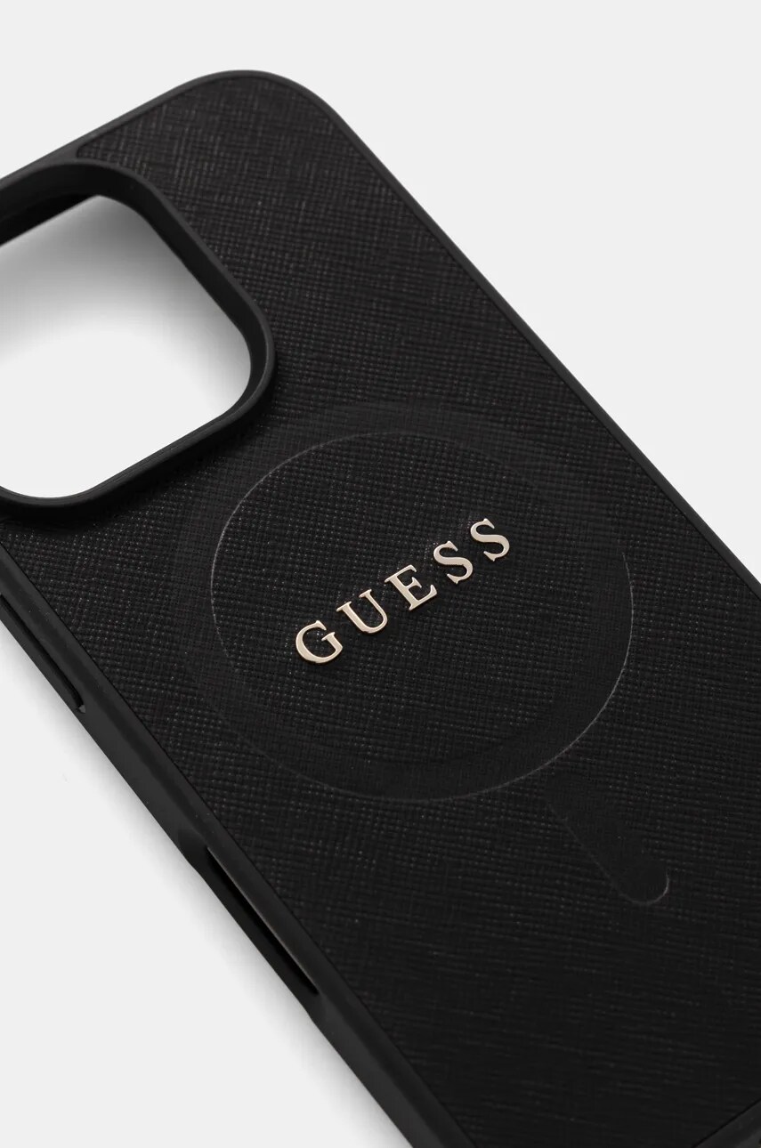 Чохол на телефон Guess iPhone 16 Pro 6.3 колір чорний GUHMP16LPSAHMCK