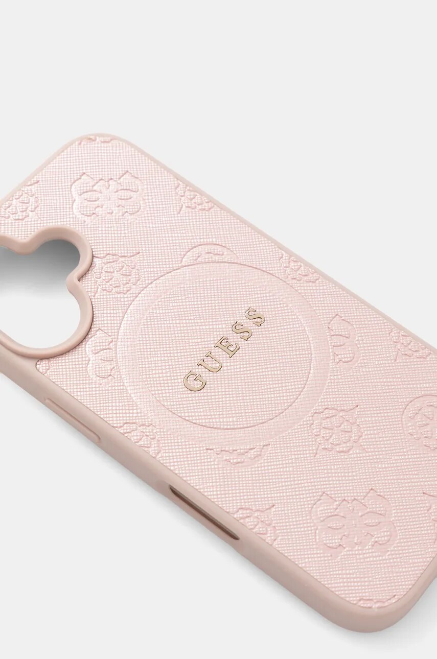 Чохол на телефон Guess iPhone 16 6.1 колір рожевий GUHMP16SPSAPSMEP