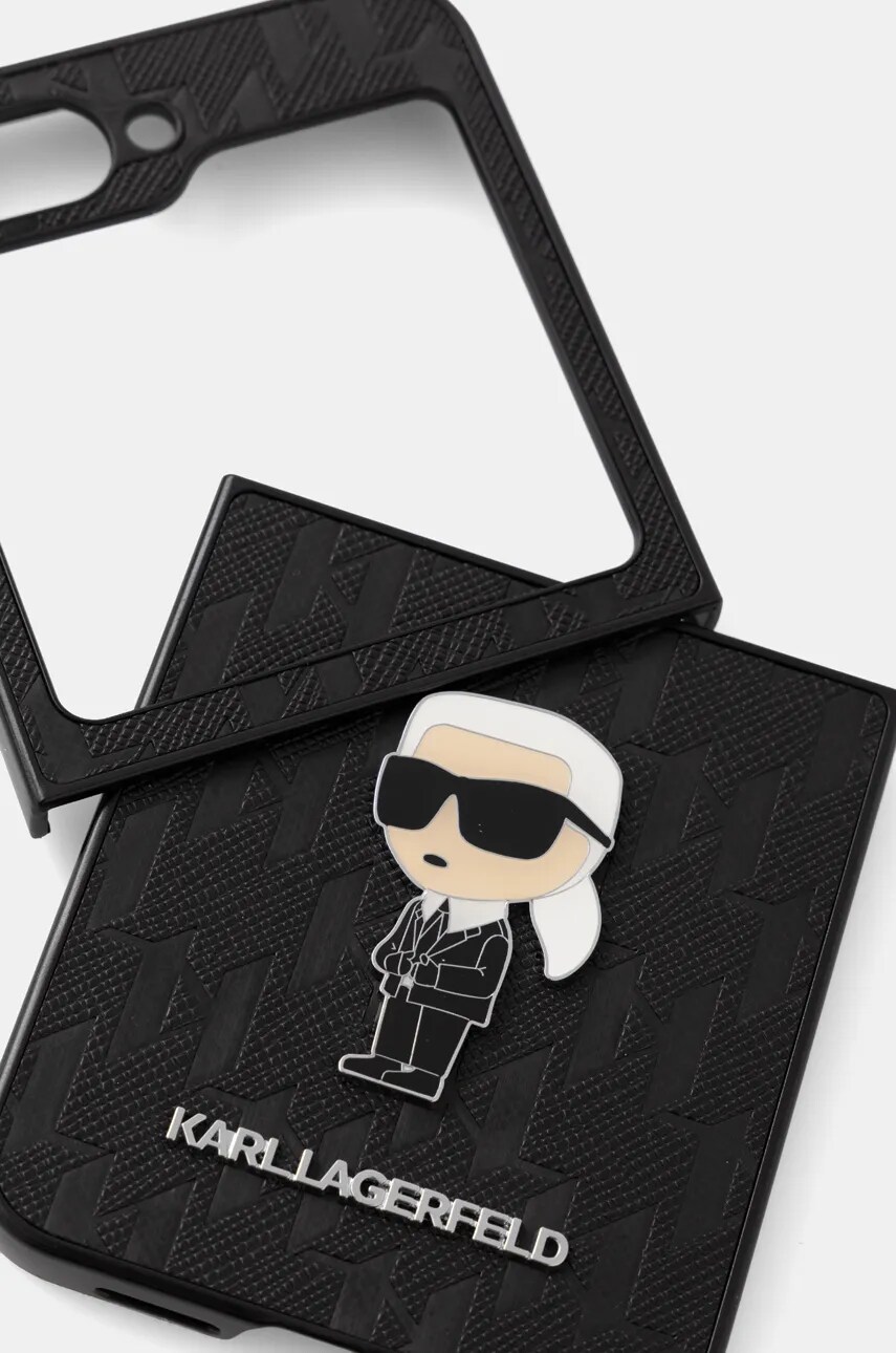 Чохол на телефон Karl Lagerfeld Z Flip6 F741 колір чорний KLHCZF6SAPKINPK
