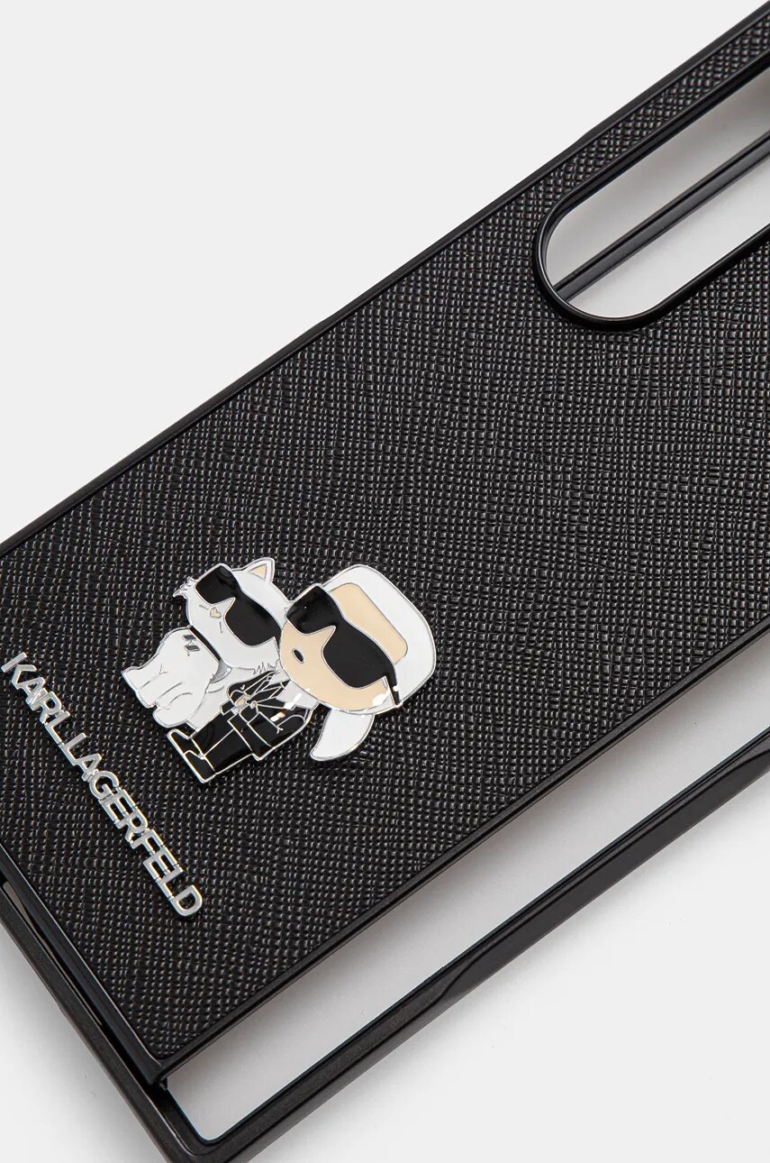 Чохол на телефон Karl Lagerfeld Z Fold6 F956 колір чорний KLHCZFD6SAPKCNPK