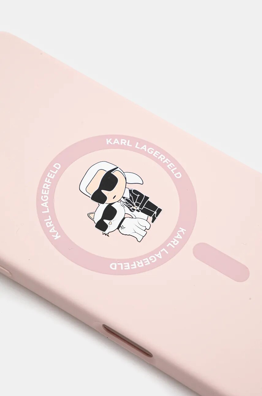 Чохол на телефон Karl Lagerfeld iPhone 16 Plus 6.7 колір рожевий KLHMP16MSCMKCRHP