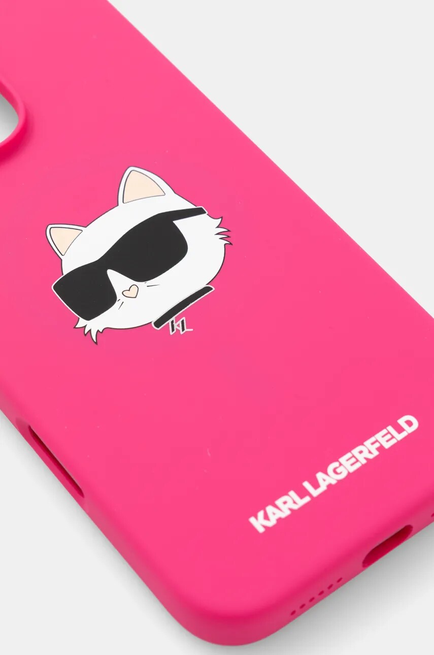 Чохол на телефон Karl Lagerfeld iPhone 16 Pro Max 6.9 колір рожевий KLHMP16XSCHPPLF