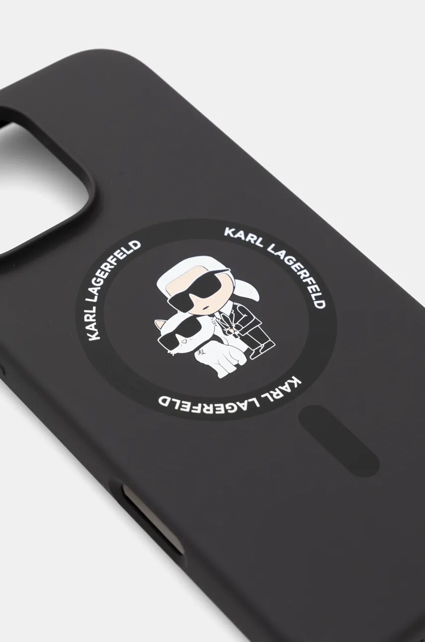 Чохол на телефон Karl Lagerfeld iPhone 16 Pro Max 6.9 колір чорний KLHMP16XSCMKCRHK