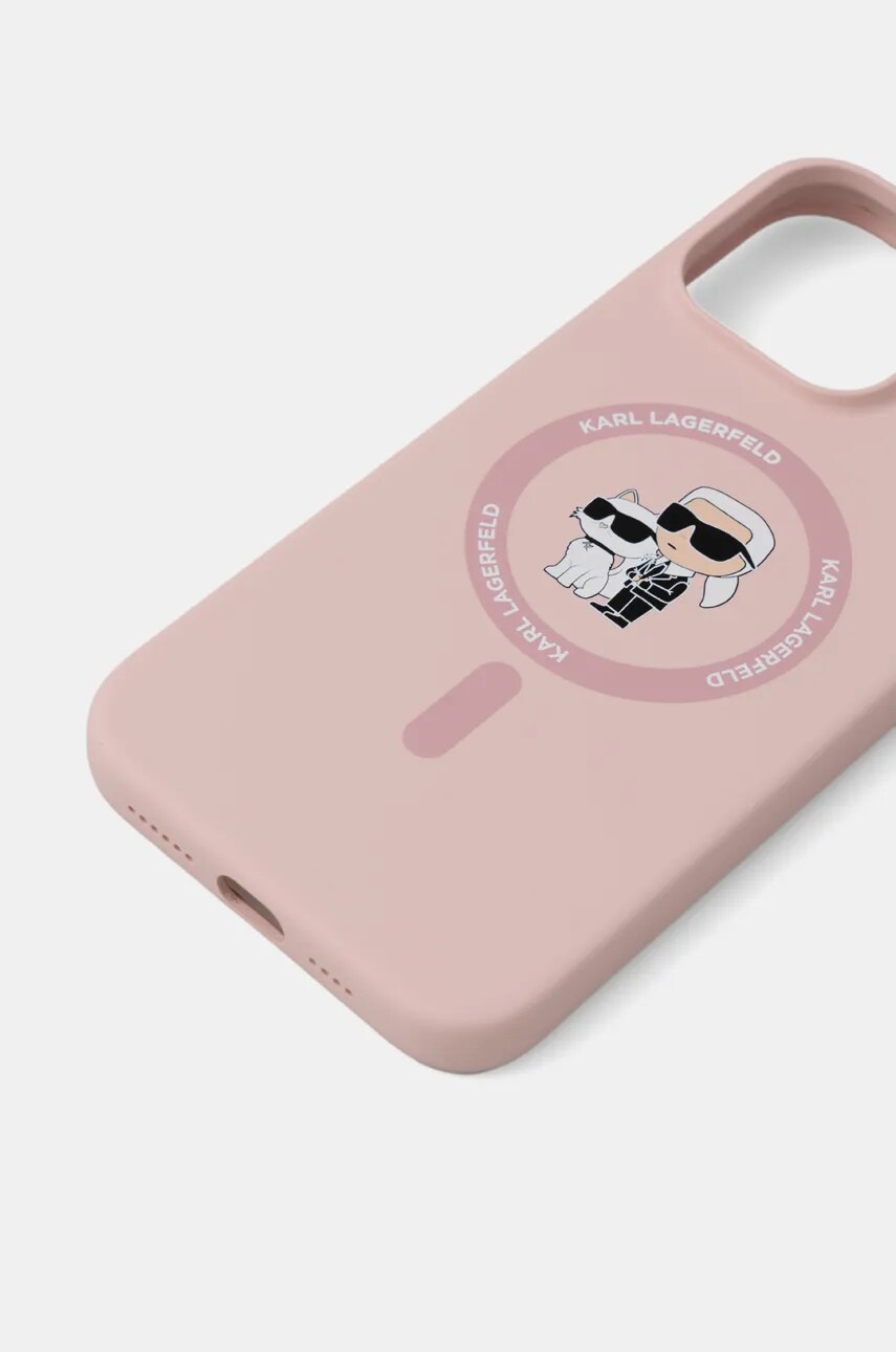 Чохол на телефон Karl Lagerfeld iPhone 16 Pro Max 6.9 колір рожевий KLHMP16XSCMKCRHP
