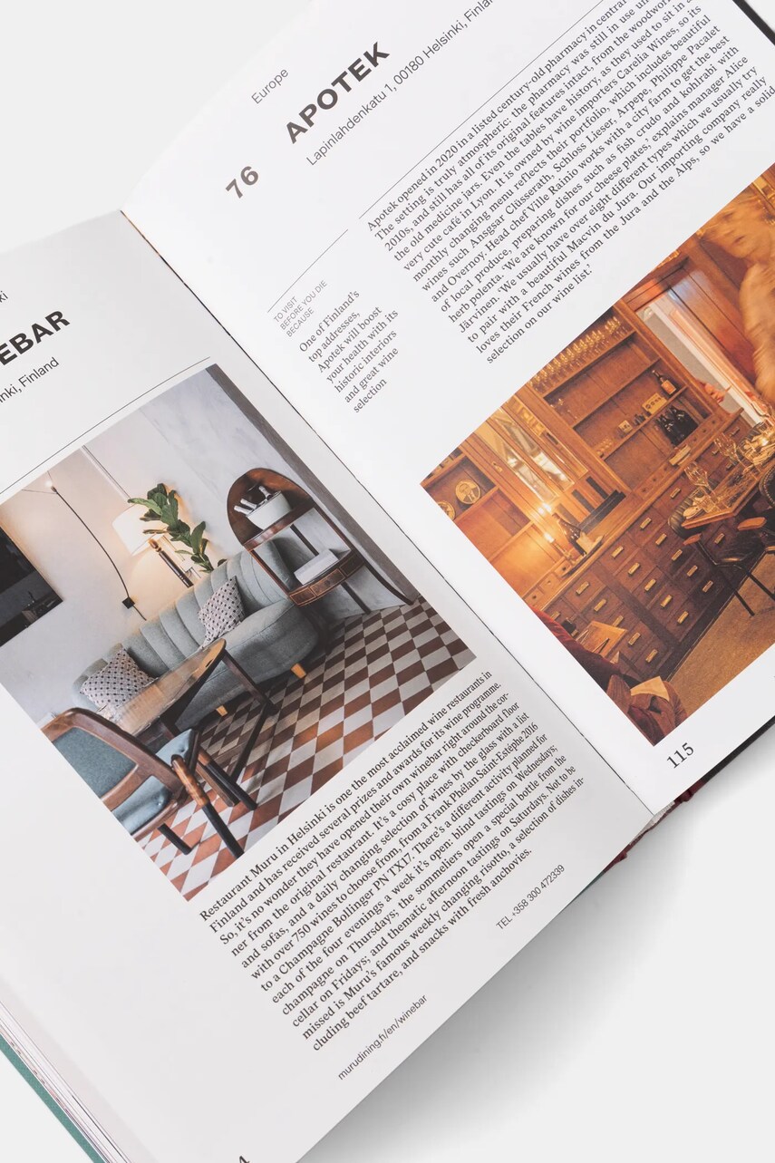 Книга home & lifestyle 150 Wine Bars You Need to Visit Before You Die, English колір бірюзовий