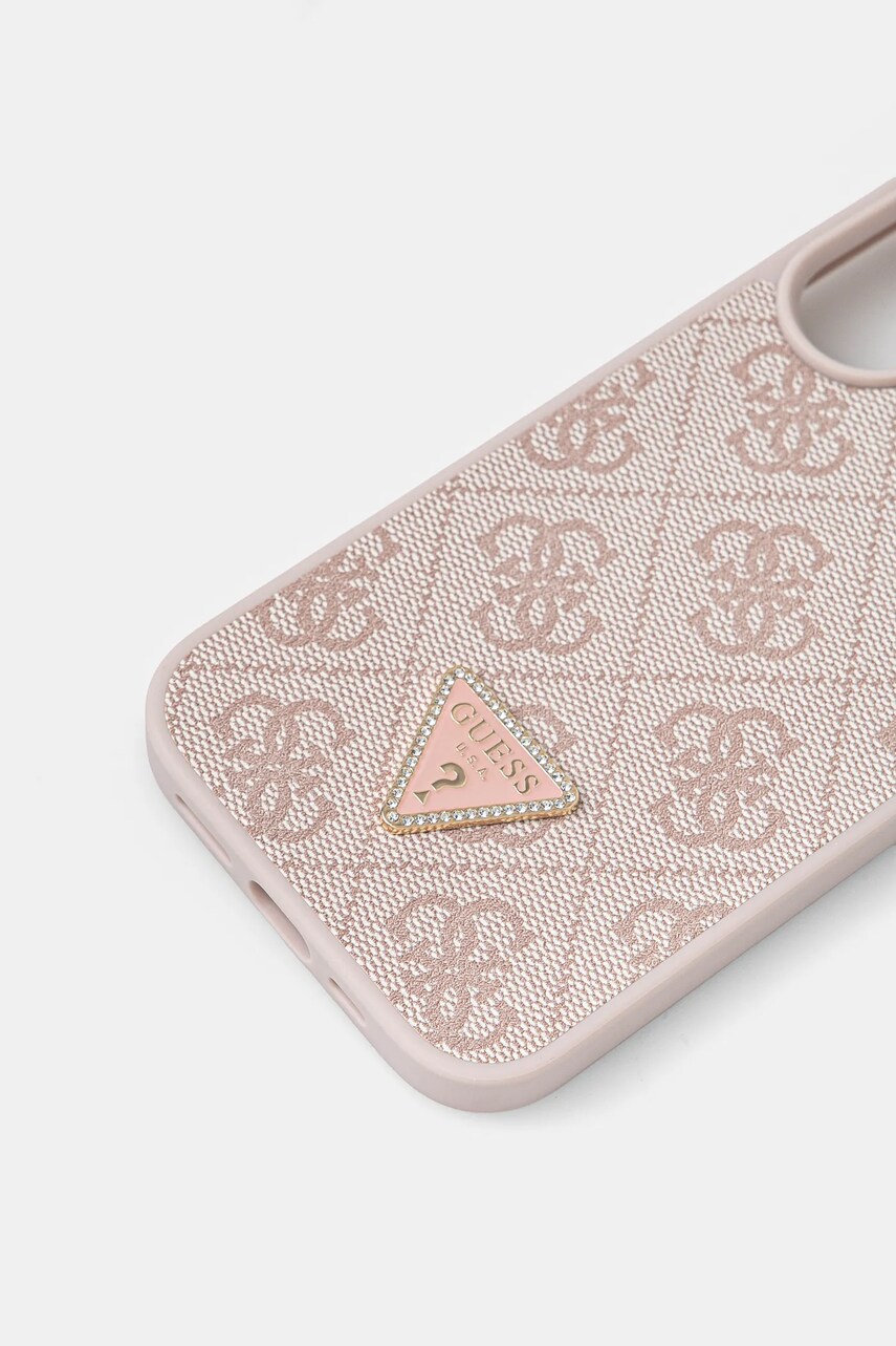 Чохол на телефон Guess iPhone 16 6.1 колір рожевий GUHCP16SP4TDPP