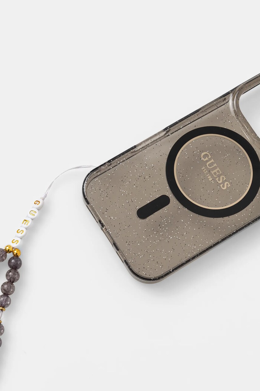 Чохол на телефон Guess iPhone 16 Pro 6.3 колір чорний GUHMP16LHGCRELSK