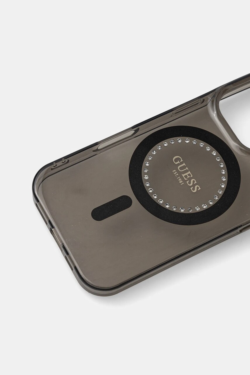 Чохол на телефон Guess iPhone 16 Pro 6.3 колір чорний GUHMP16LPFTDTEK