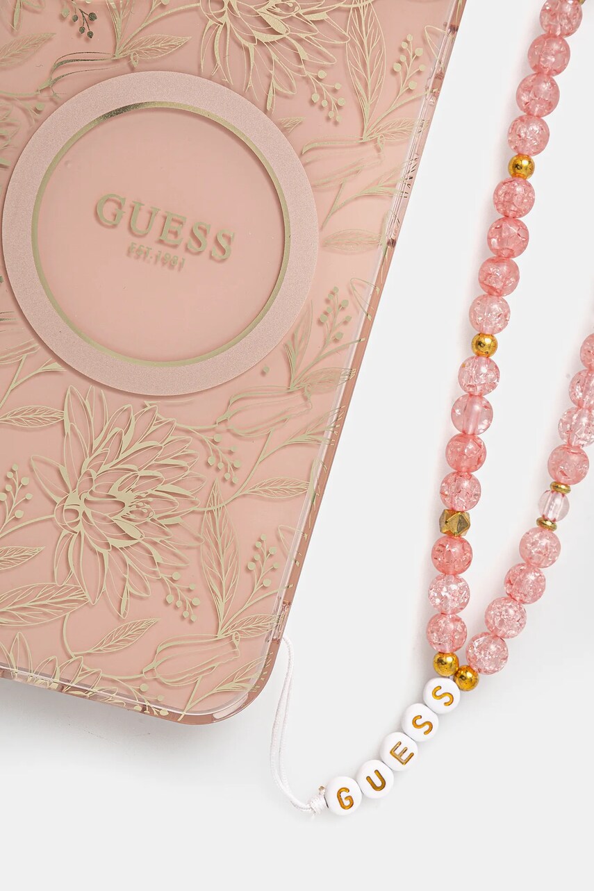 Чохол на телефон Guess iPhone 16 Plus 6.7 колір рожевий GUHMP16MHCPOFPP