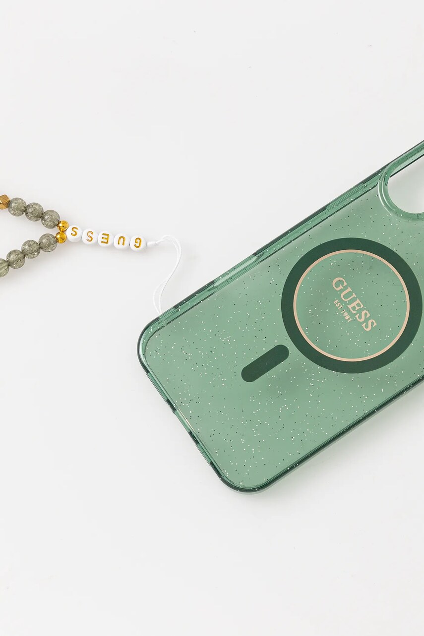 Чохол на телефон Guess iPhone 16 Plus 6.7 колір зелений GUHMP16MHGCRELSA